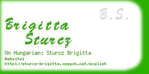 brigitta sturcz business card